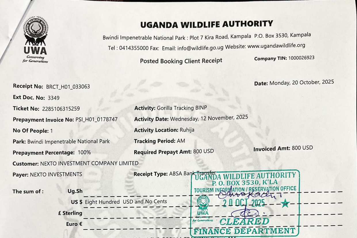 Gorilla Permit Prices (Uganda & Rwanda)

