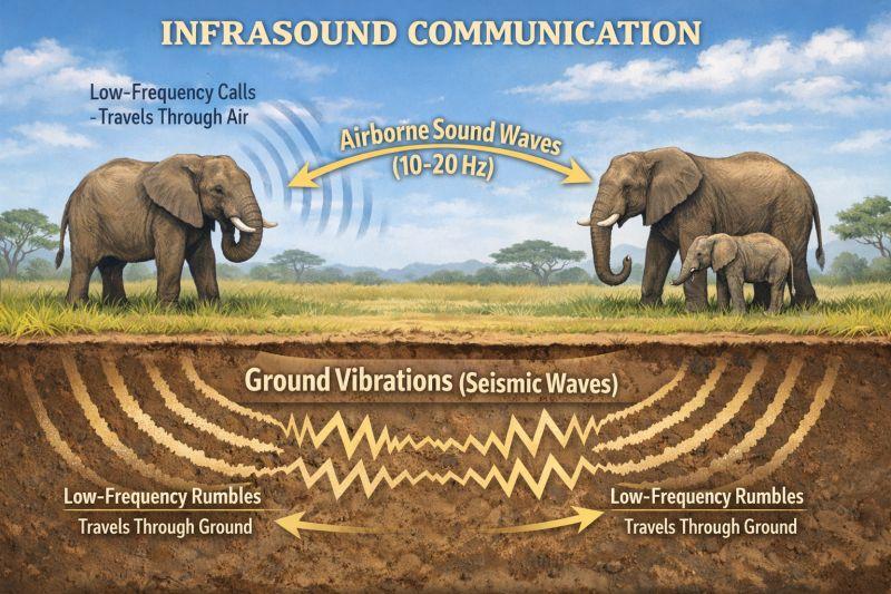 One of the most fascinating aspects of How Elephants Communicate is their use of low-frequency sounds, commonly referred to as infrasound. These deep, rumbling calls are often below the range of human hearing, yet they are incredibly effective for long-distance communication.