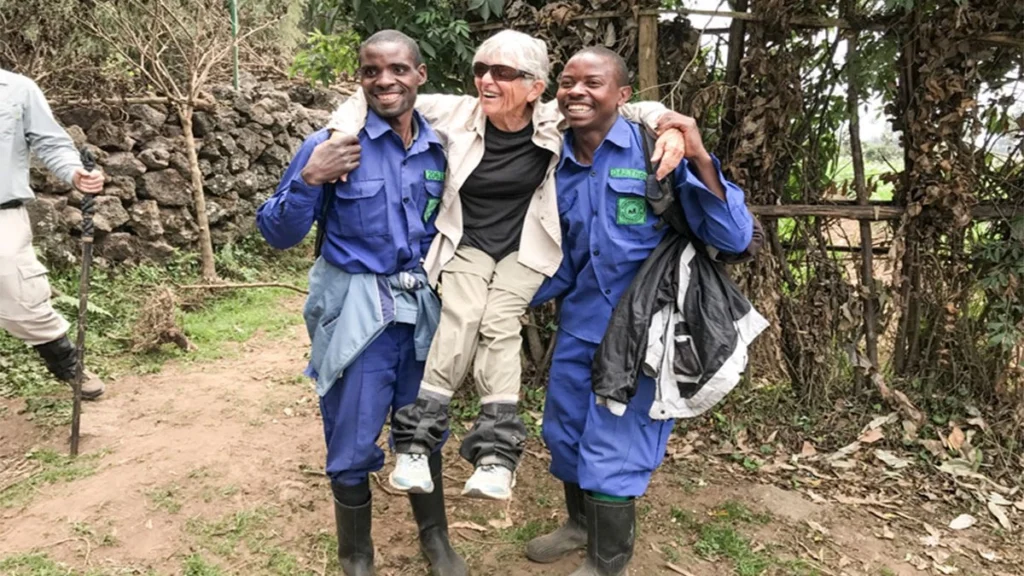 Client's happiness due to professionalism and local Expertise at Pieland Gorilla Safaris.