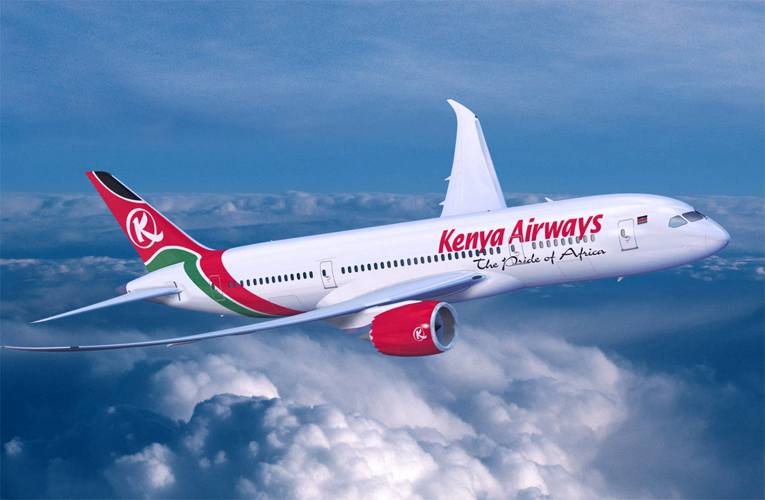 Kenya Airways provides flights from Nairobi to Congo.