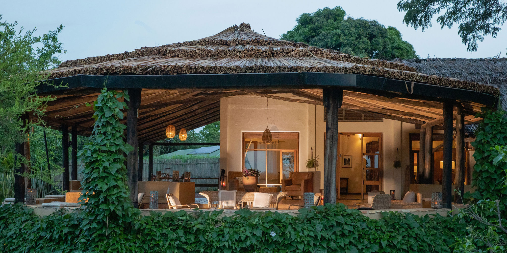 Kyambura Gorge Lodge blends comfort with nature in Queen Elizabthe National Park.