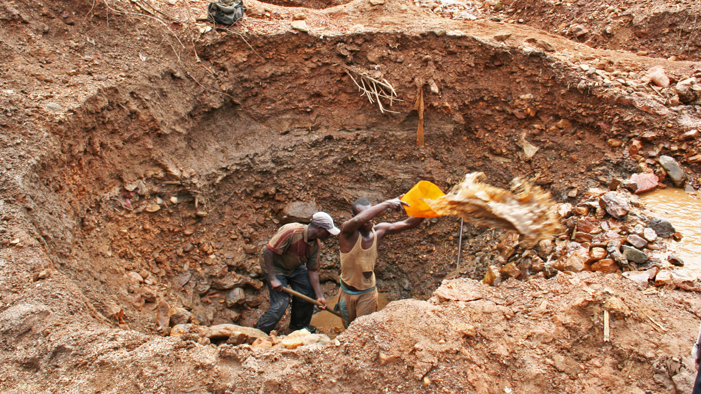 Illegal mining destroys gorilla habitats like Tayna Gorilla Reserve.