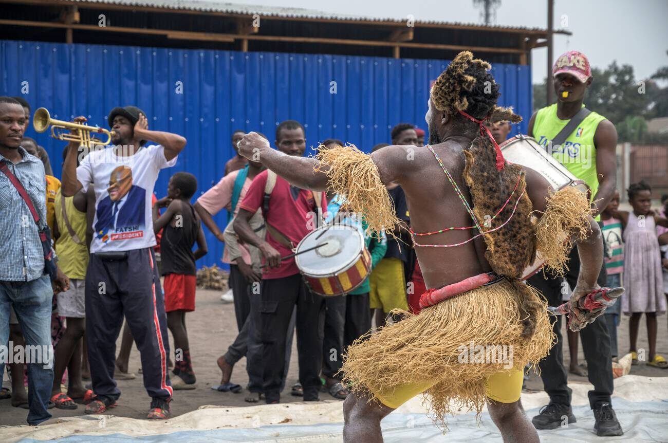 Ndombe dance festival is done to celebrate the Congolese music and this is one of the local encounteres with Pieland Gorilla Safaris .