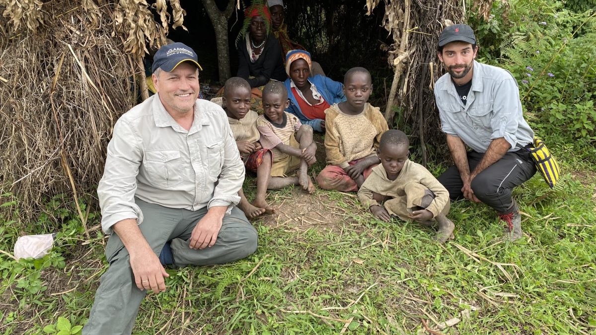 Pygmies in Virunga National Park offer a great cultural experience while on your Virunga gorilla trekking safari from Europe with Pieland Gorilla Safaris.