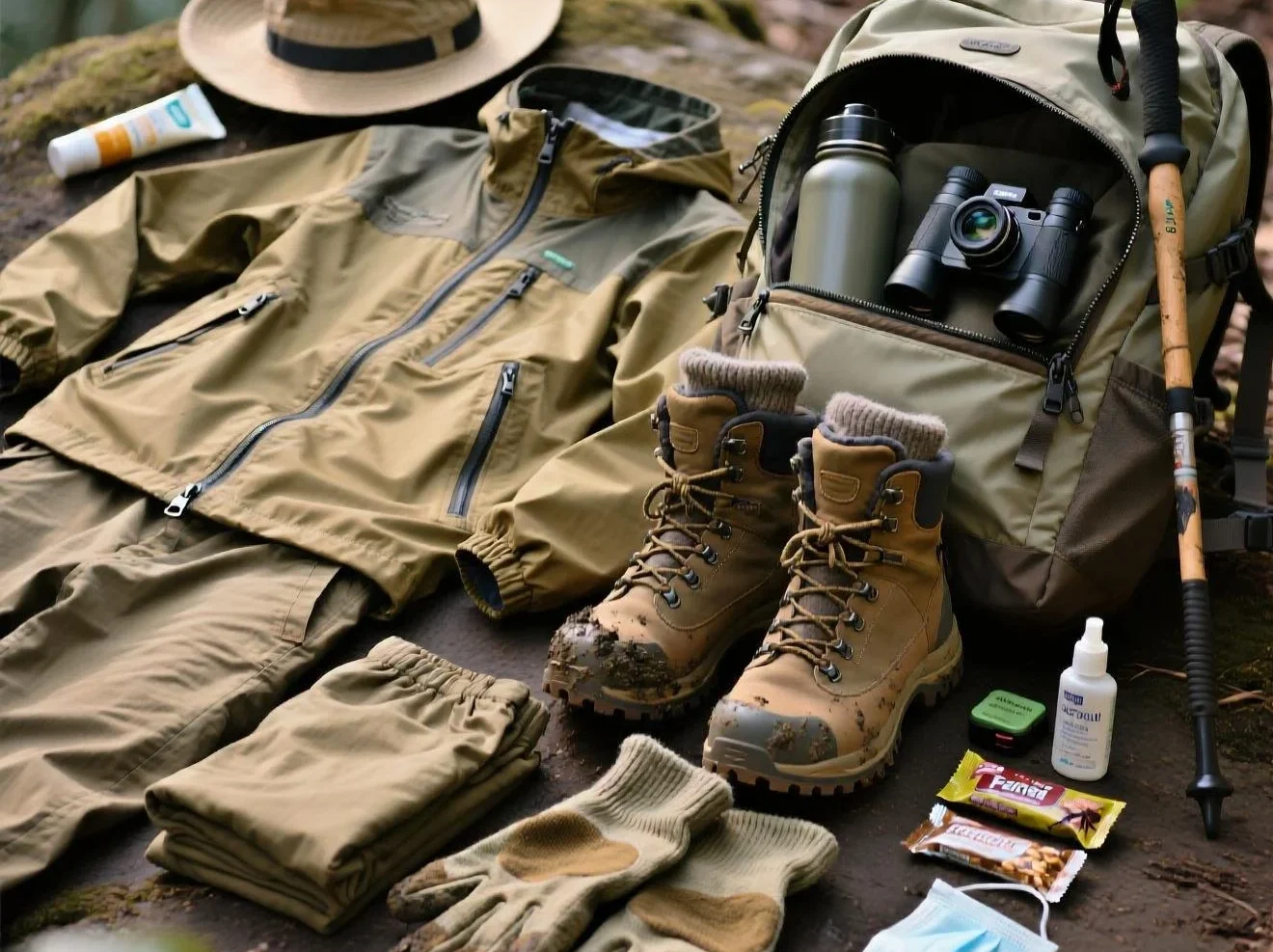 A packing list should include everything needed for a safe, comfortable, and enjoyable trek through dense rainforest terrain. Essential items include sturdy waterproof hiking boots, long-sleeved shirts, long trousers, a lightweight waterproof jacket, gardening gloves for gripping vegetation, and gaiters for muddy trails. Carry a small backpack with drinking water, energy snacks, sunscreen, insect repellent, sunglasses, and a hat for sun protection. A camera with extra batteries is ideal for capturing unforgettable moments, though flash photography is prohibited. Trekking poles, personal medications, and a waterproof bag for electronics are also highly recommended for a successful jungle adventure.