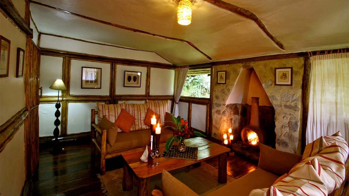 Mahogany Springs Lodge near Bwindi Impenetrable National Park is an award-winning luxury lodge renowned for its spacious suites, exceptional service, and breathtaking views of the surrounding rainforest. Located near the Buhoma sector, the lodge provides easy access to gorilla trekking adventures while offering elegant accommodations, gourmet dining, and a tranquil atmosphere in the heart of Uganda’s wilderness.
