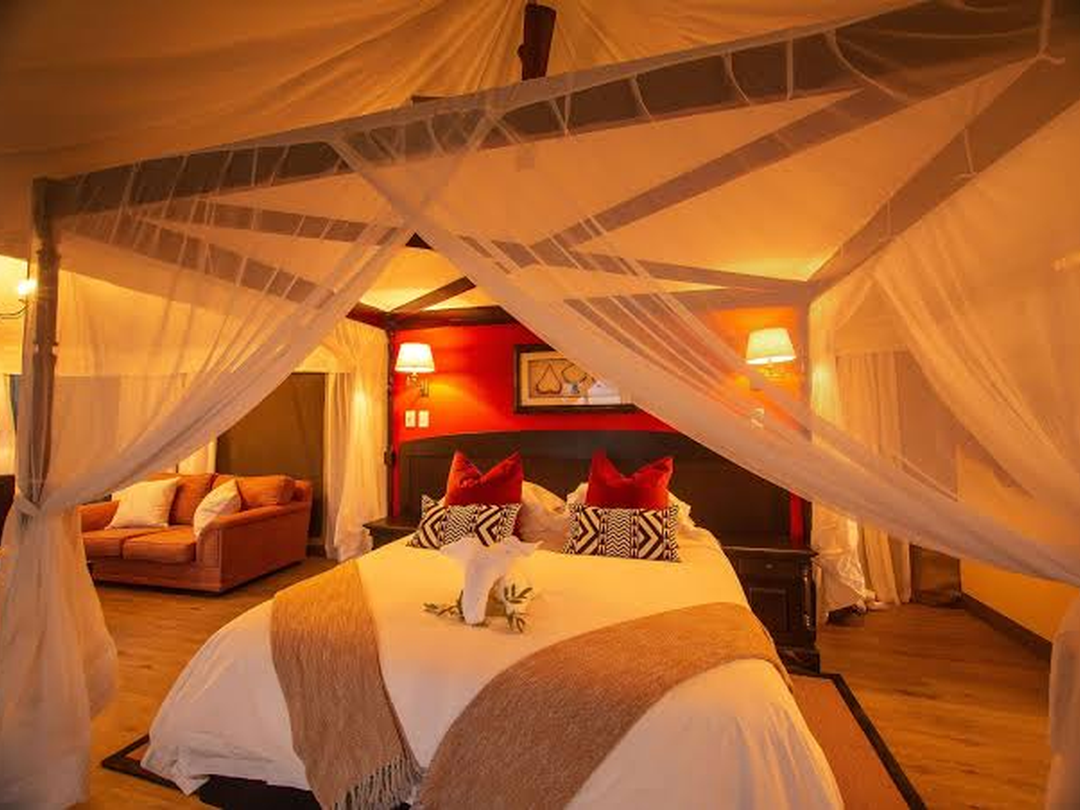 The Elephant Camp is one of the most romantic luxury accommodation choices near Victoria Falls, making it an excellent option for couples planning a memorable honeymoon safari. Surrounded by beautiful wilderness and offering an intimate atmosphere, the lodge provides elegant accommodation, privacy, scenic views, and opportunities to relax together after exploring Victoria Falls. On a honeymoon organized by Pieland Gorilla Safaris, couples can combine their stay at The Elephant Camp with guided waterfall tours, Zambezi sunset cruises, scenic helicopter flights, wildlife experiences, and romantic moments. The combination of luxury, nature, adventure, and personalized safari planning creates an unforgettable Victoria Falls honeymoon.