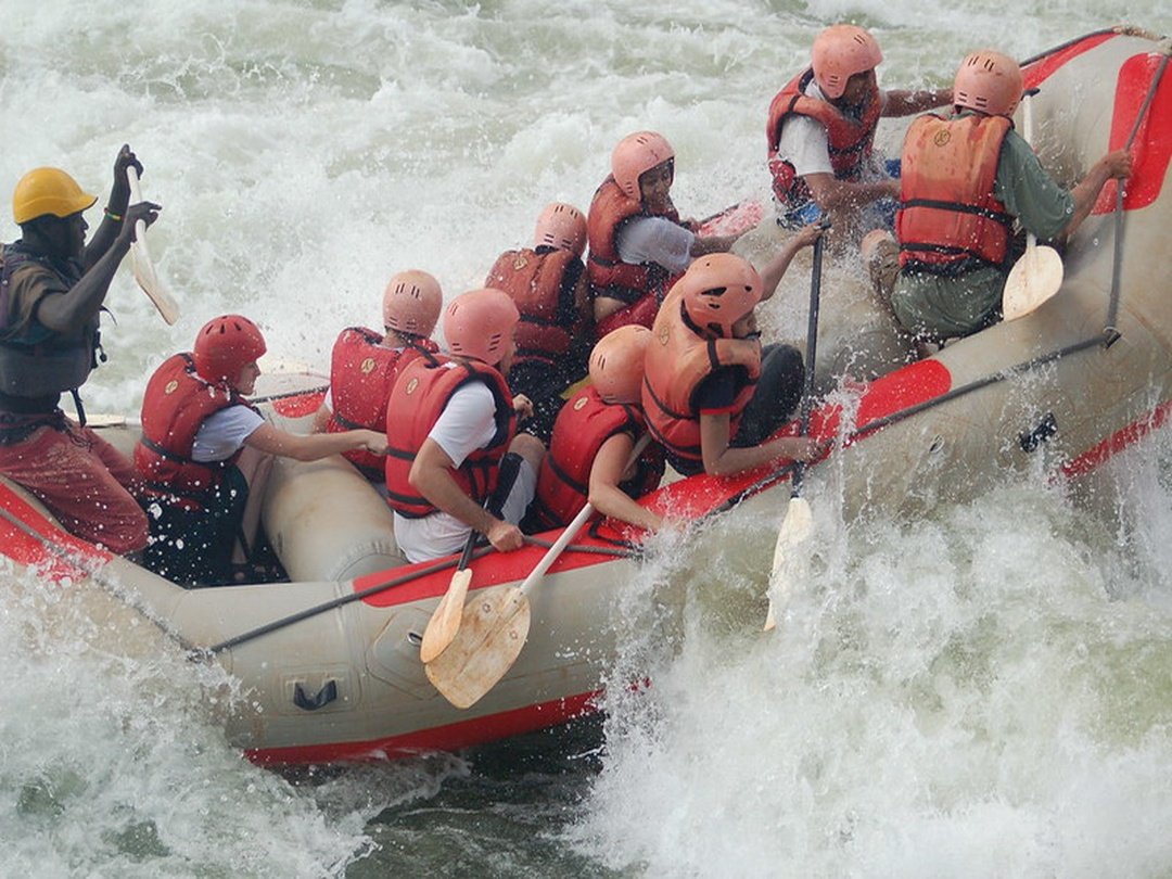 Travellers enjoy white water rafting on the Zambezi River at Victoria Falls during the best rafting season, when water conditions provide the perfect balance of thrilling rapids, exciting challenges, and breathtaking scenery. With experienced guides and professional safety equipment, guests experience an unforgettable adventure through the spectacular Batoka Gorge.