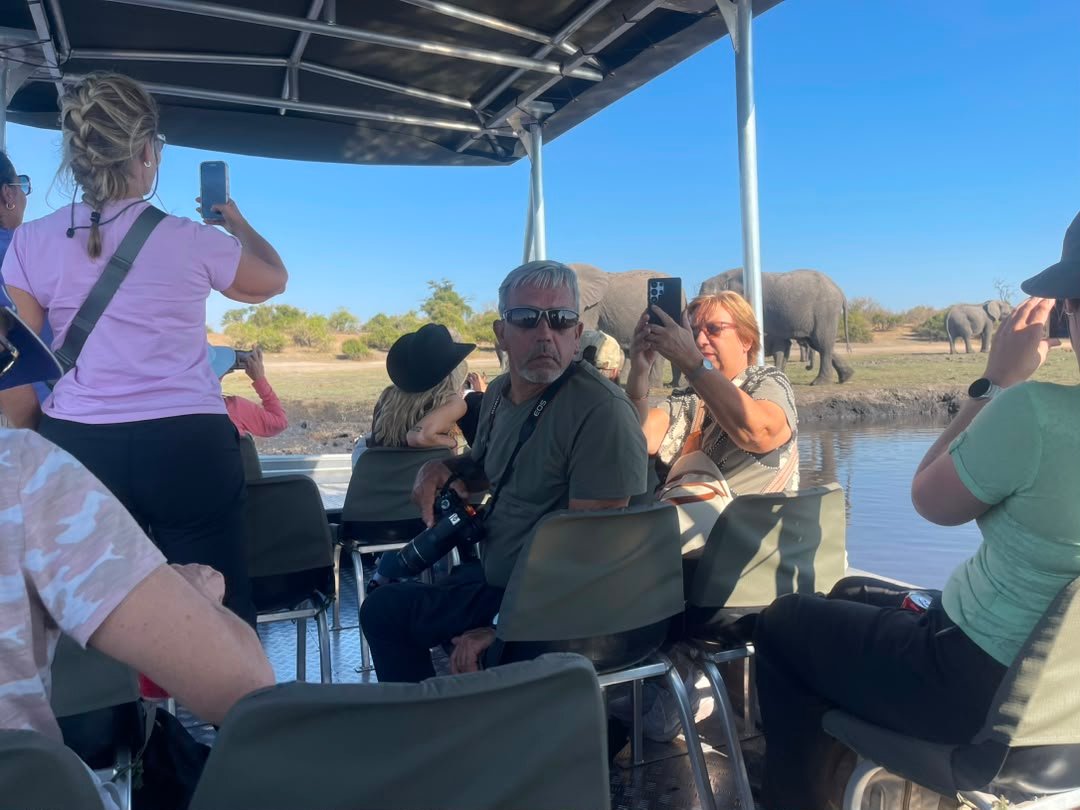 A boat cruise is one of the most enjoyable activities travelers can experience on a day trip to Chobe National Park with Pieland Gorilla Safaris. Cruising along the Chobe River offers excellent opportunities to see elephants, hippos, crocodiles, buffaloes, and many bird species gathering along the water’s edge. The calm river setting provides a relaxing contrast to the excitement of a game drive while allowing travelers to observe wildlife from a different perspective. With experienced guides and well-organized arrangements by Pieland Gorilla Safaris, the boat cruise becomes a memorable highlight, combining beautiful scenery, photography opportunities, and unforgettable close wildlife encounters.
