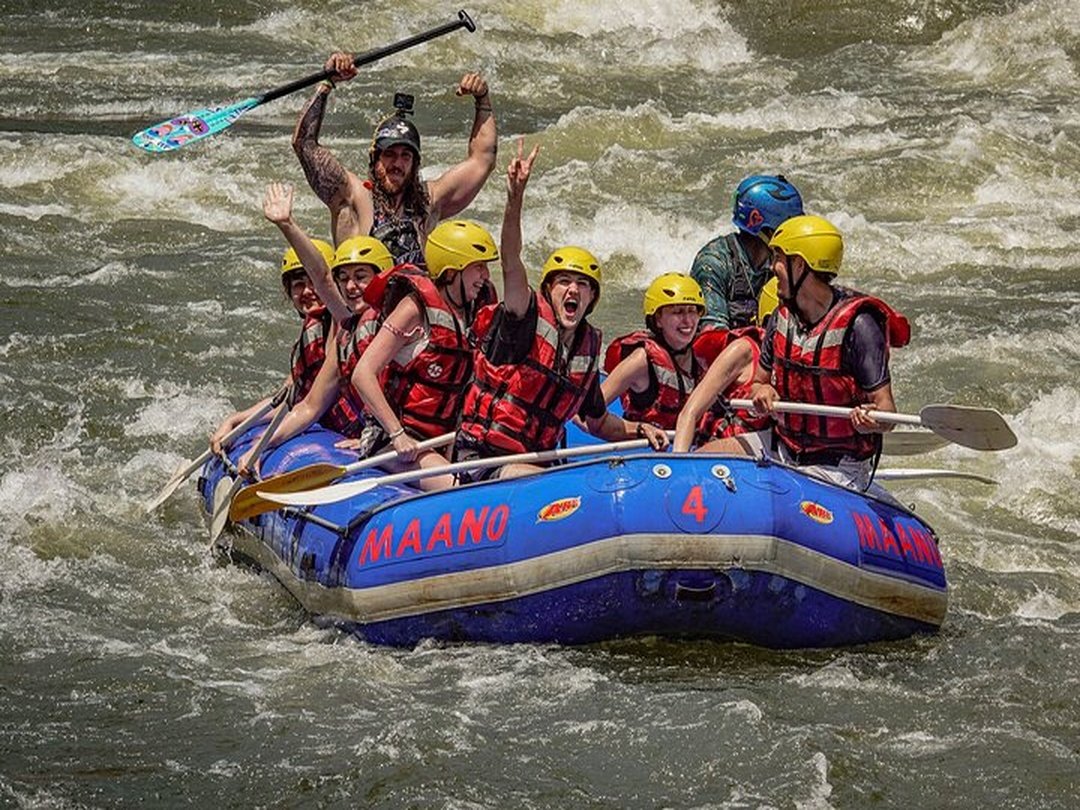 Tourists enjoy an exciting half-day rafting adventure on the Zambezi River at Victoria Falls, experiencing the thrill of navigating powerful rapids beneath the spectacular Batoka Gorge. This shorter rafting experience is perfect for travellers with limited time who still want to enjoy one of Africa’s most famous adventure activities. Guided by experienced professionals with safety equipment provided, guests paddle through scenic river sections, encounter thrilling waves, and admire the dramatic wilderness surrounding the Zambezi River. The half-day rafting tour offers the perfect combination of adventure, teamwork, and unforgettable memories beneath the magnificent Victoria Falls.