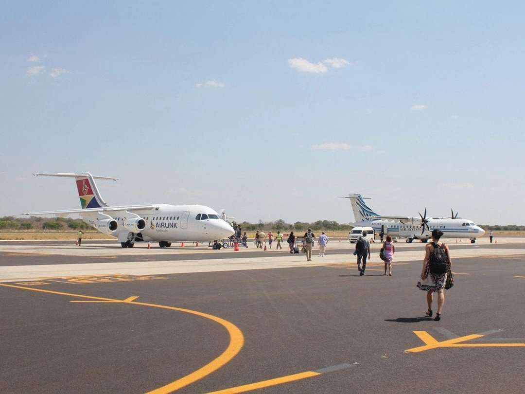 Maun Airport is the main gateway to Botswana’s world-famous safari destinations, including the Okavango Delta and Moremi Game Reserve. Located near the town of Maun, the airport welcomes travellers beginning their Botswana safari adventures and provides connections to remote wilderness camps through scheduled flights and transfers. During a 14 Days Victoria Falls and Botswana Safari, Maun Airport serves as an important arrival or departure point, offering convenient access to incredible wildlife experiences, breathtaking landscapes and unforgettable African wilderness adventures.