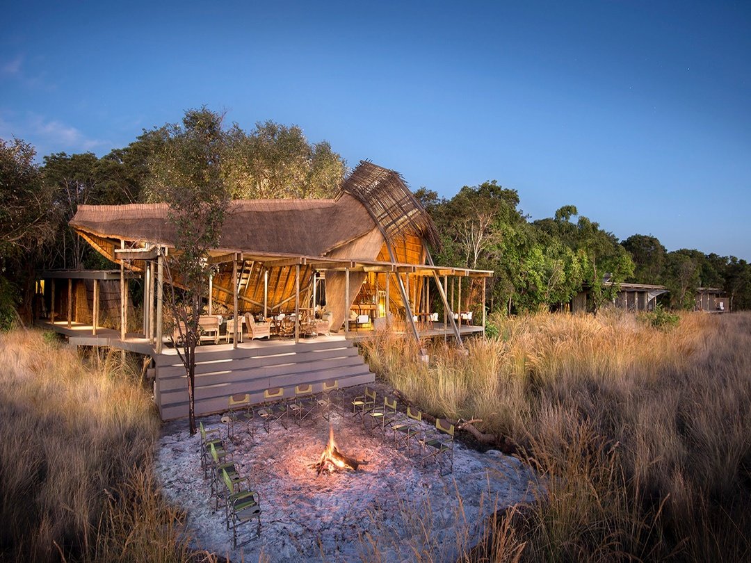King Lewanika Lodge, a luxury safari accommodation in Liuwa Plain National Park, Zambia