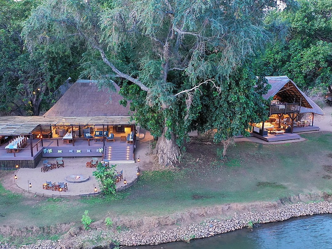 Chiawa Camp luxury safari accommodation in Lower Zambezi National Park, Zambia.