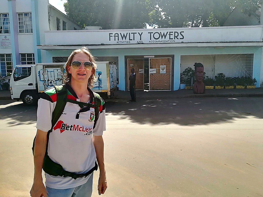 Fawlty Towers Backpackers in Livingstone Zambia offering comfortable budget accommodation with a friendly atmosphere for travellers