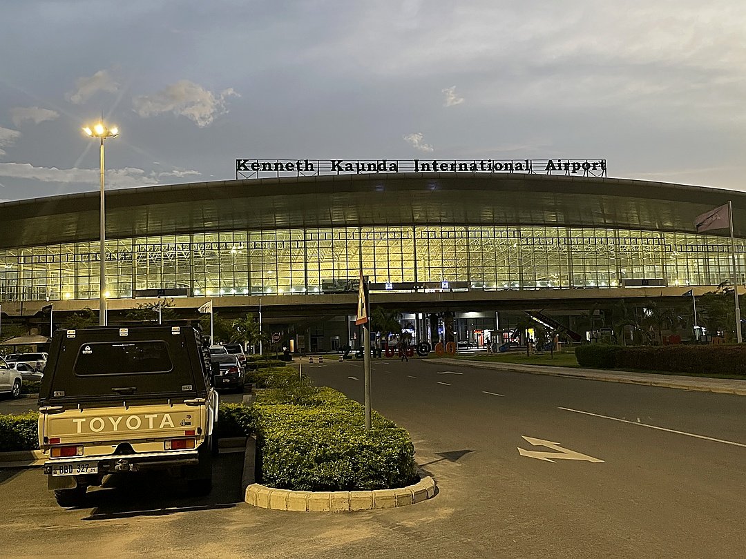 Lusaka International Airport gateway for travellers visiting Lower Zambezi National Park, Zambia.