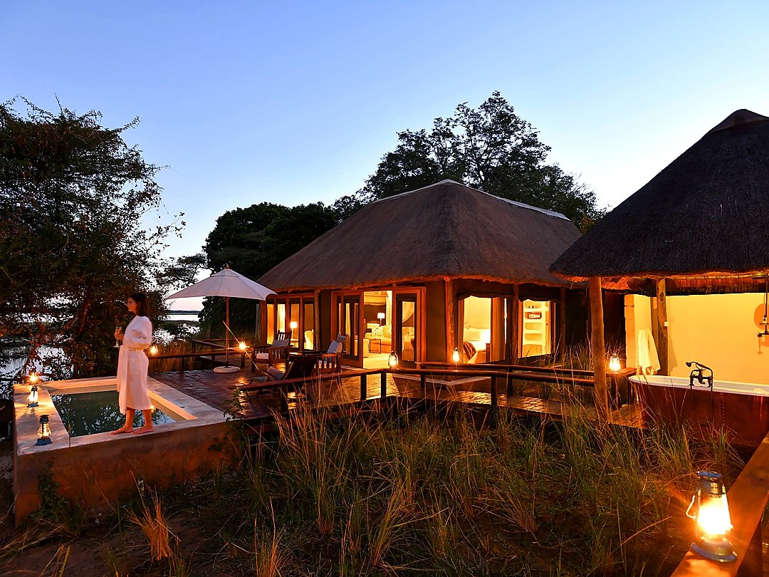 Royal Zambezi Lodge luxury safari accommodation in Lower Zambezi National Park, Zambia.